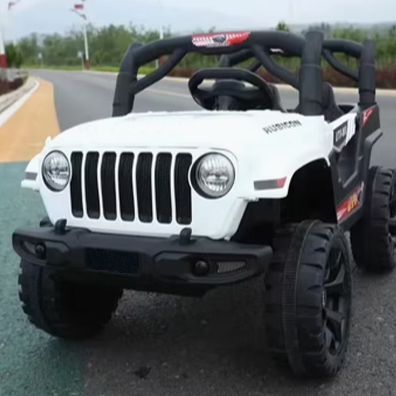 Auto a Batería Jeep Cherokee Blanco Bebesit