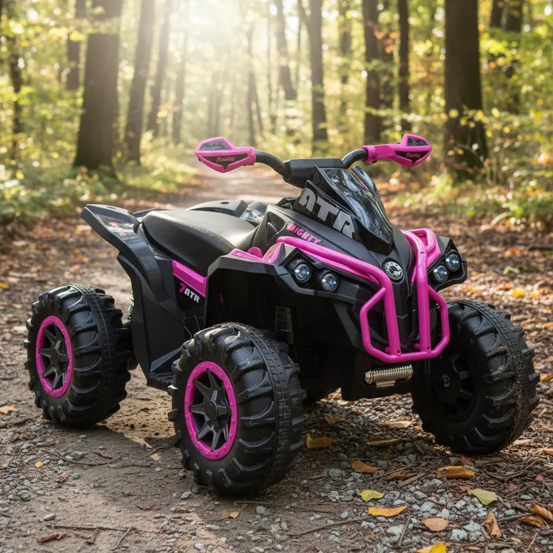 Cuatrimoto a Batería Sport Road Rosa