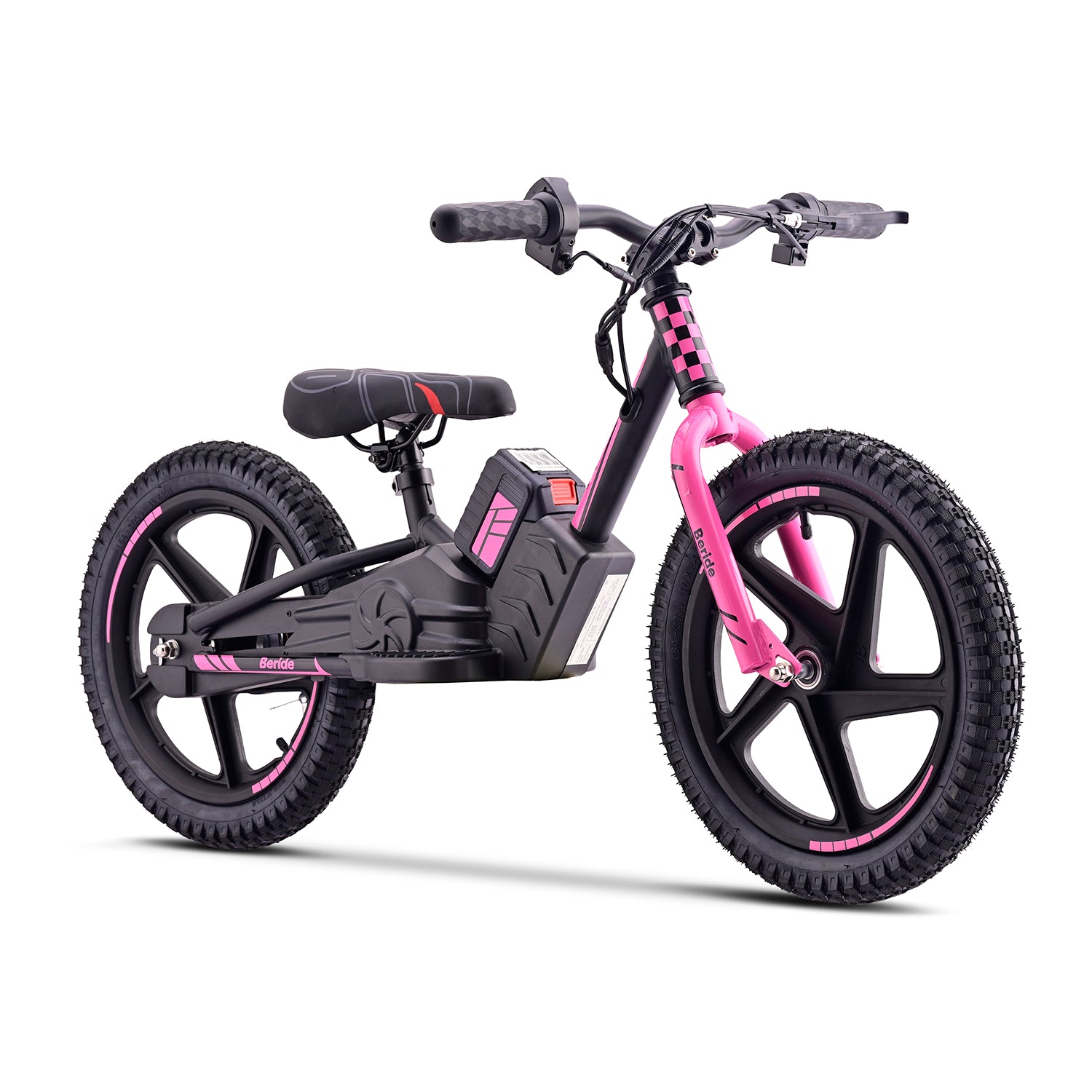 Bicicleta Eléctrica BeRide Aro 16 Rosada