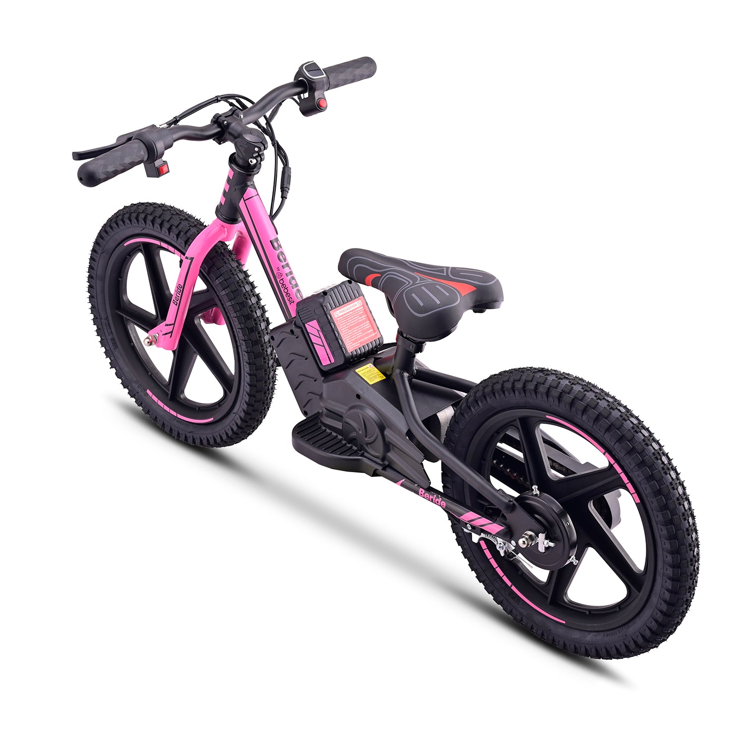 Bicicleta Eléctrica BeRide Aro 16 Rosada