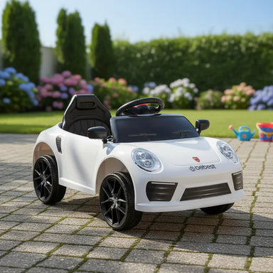 Auto Deportivo Eléctrico Race Blanco Bebesit