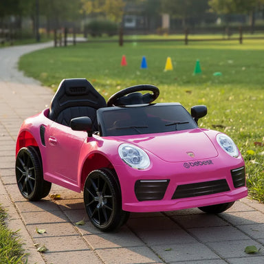 Auto Deportivo Eléctrico Race Rosa Bebesit