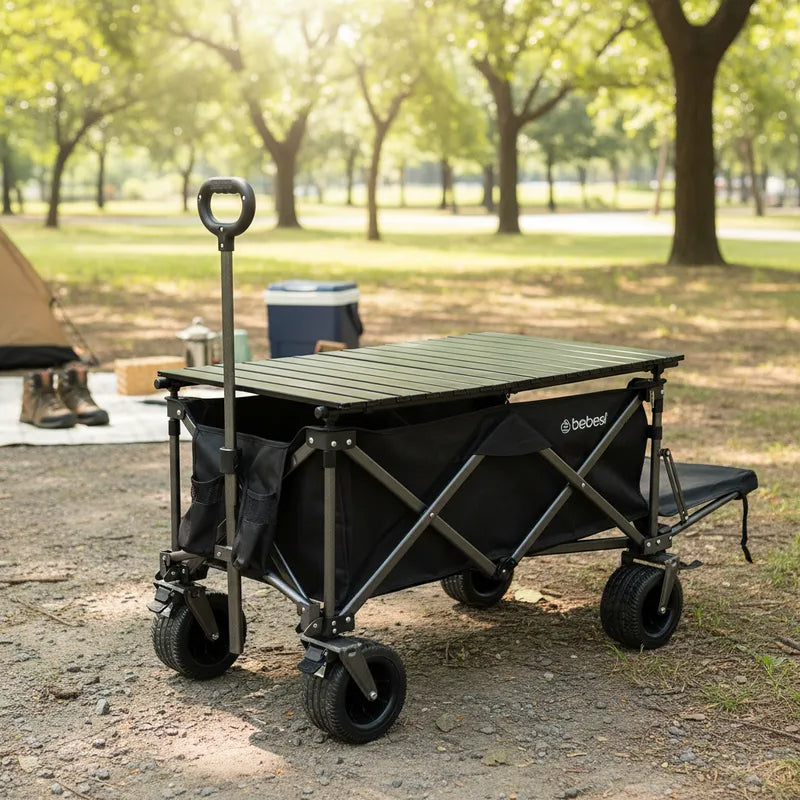 Carro de Arrastre 3 en 1 Outdoor Negro