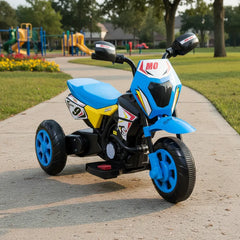 Moto Eléctrica Cross Azul Bebesit