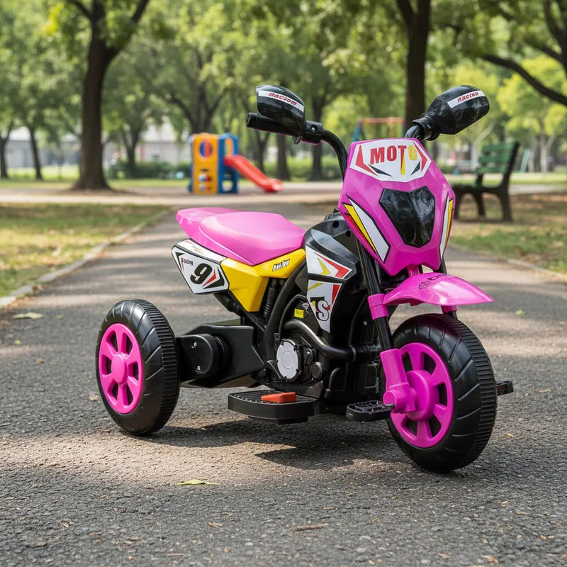 Moto Eléctrica Cross Rosa Bebesit