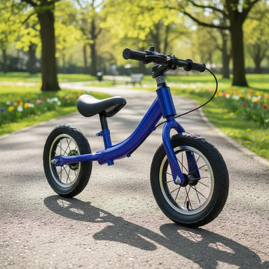 Bicicleta de Aprendizaje Niños Infantil con Frenos Azul