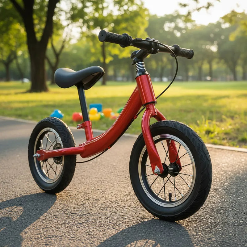 Bicicleta de Aprendizaje Niños y Niñas Infantil Frenos Roja