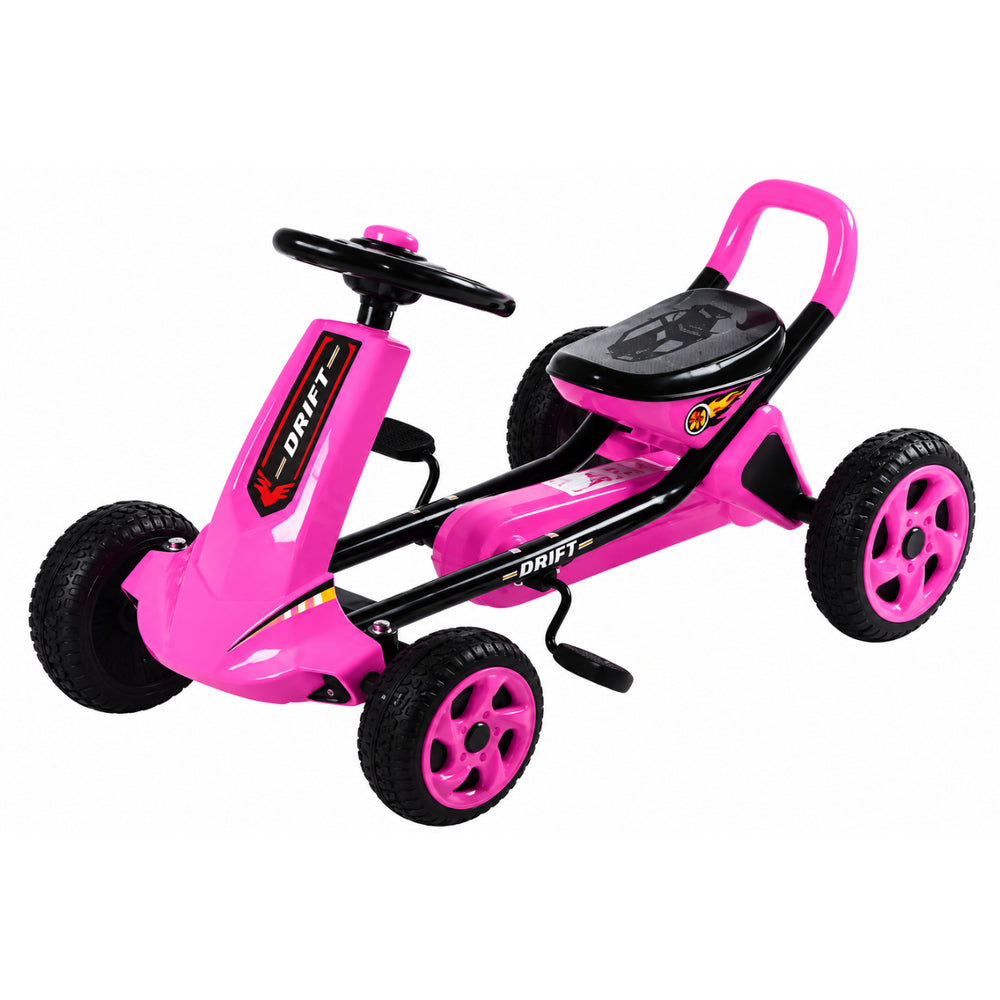 Auto Go Kart Drift E01 Rosado