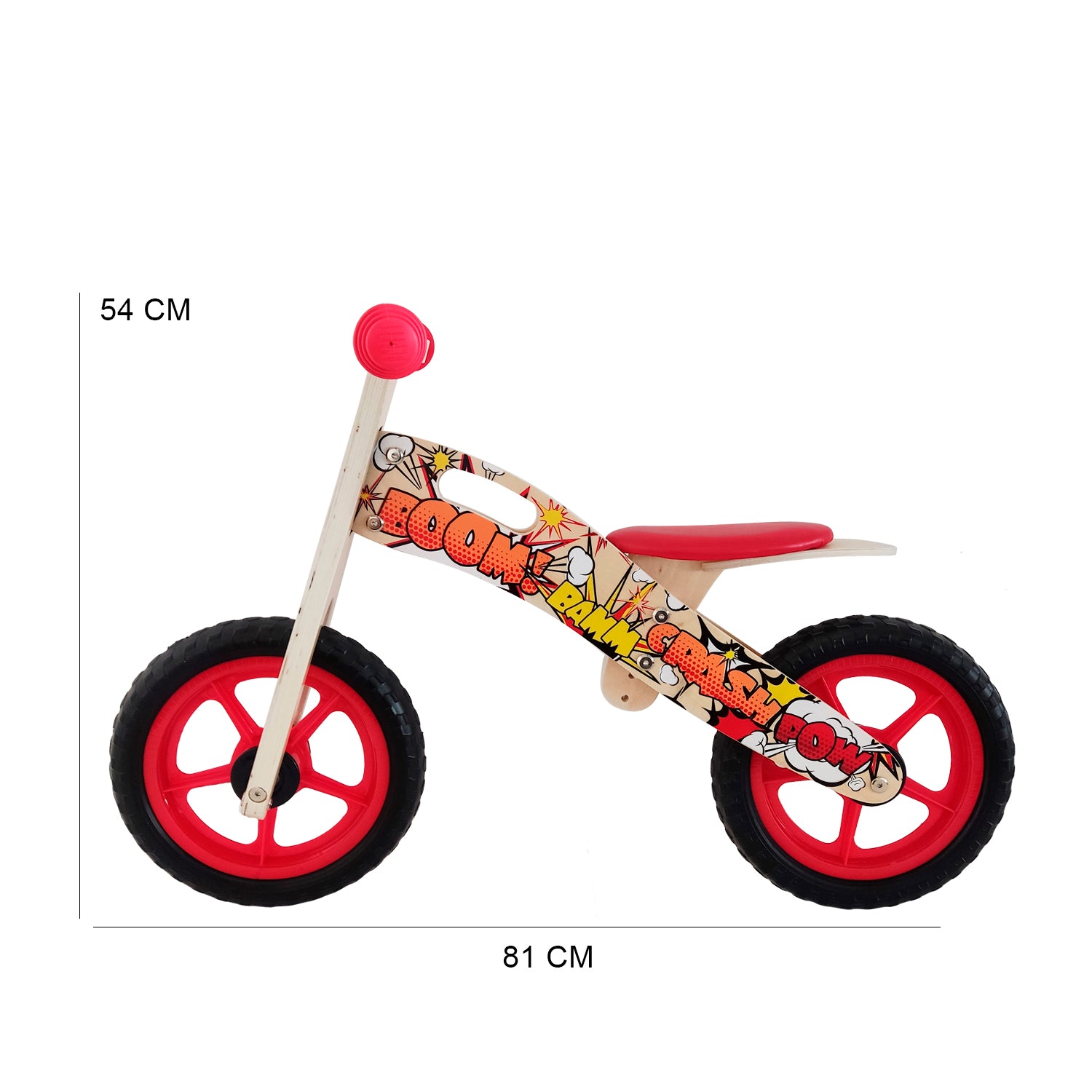 Bicicleta de Entrenamiento Balance Rojo
