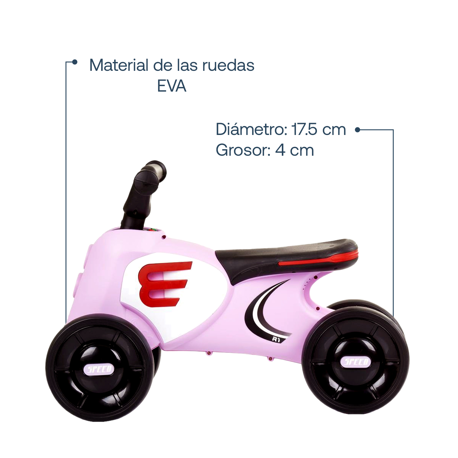 Corre Pasillo Ride Rosa Bebesit