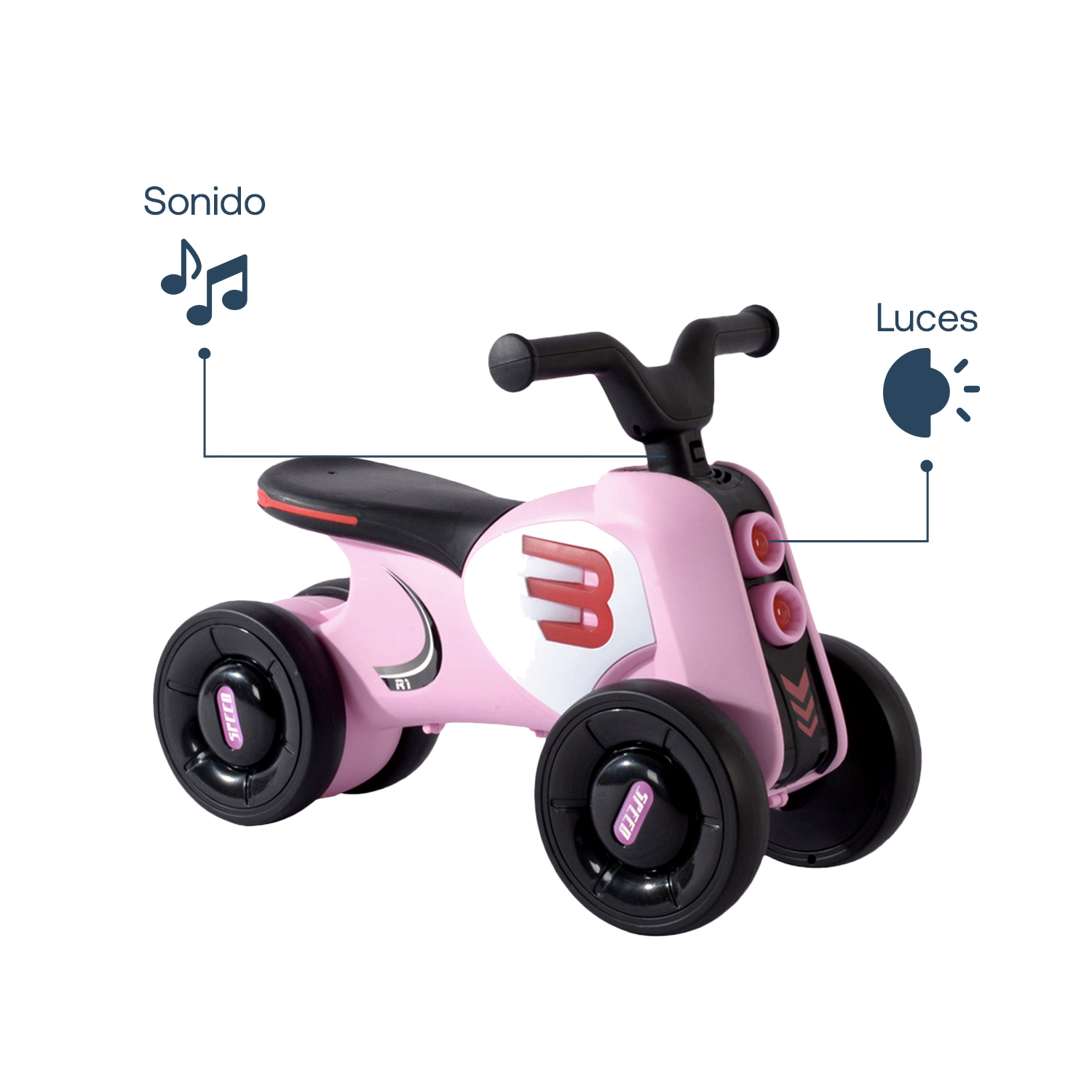Corre Pasillo Ride Rosa Bebesit