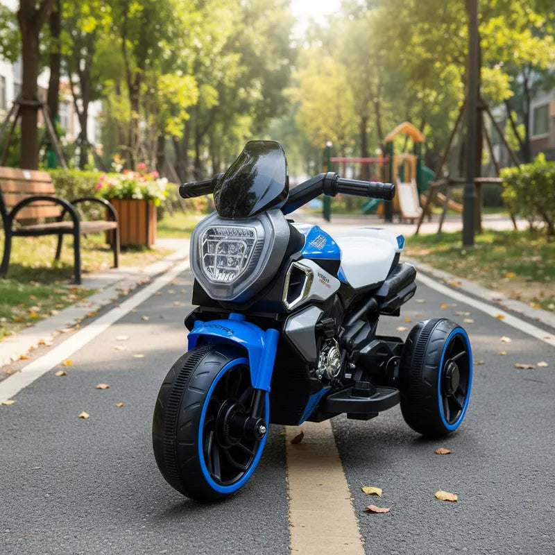 Moto 3 Ruedas Trimoto Bolt Azul Bebesit