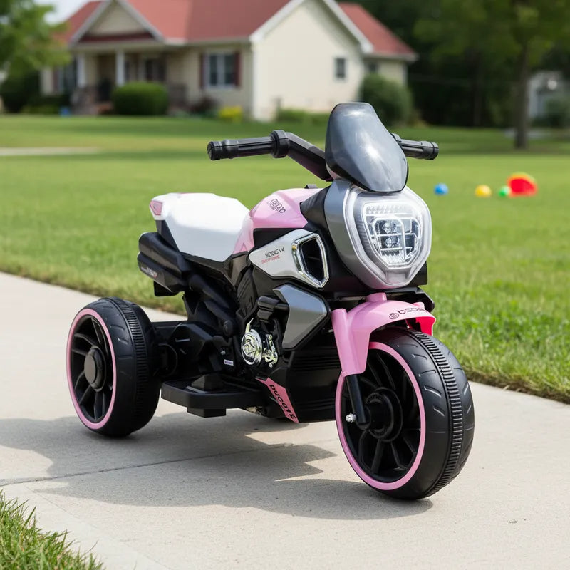 Moto 3 Ruedas Trimoto Bolt Rosa Bebesit