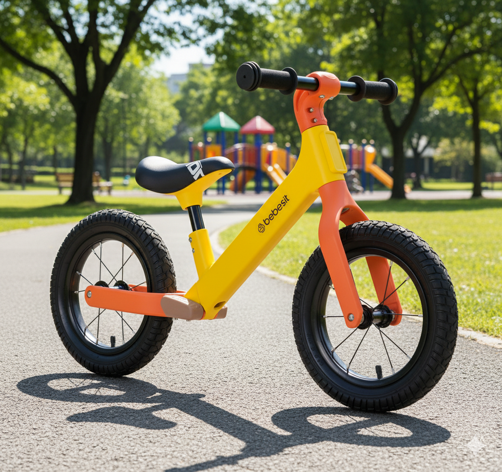 Bicicleta De Equilibrio Aprendizaje Neo Amarillo Bebesit