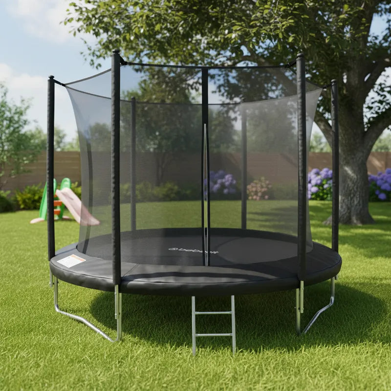 Cama Elástica Trampolín 2,4 mt + Escalera y Malla Seguridad