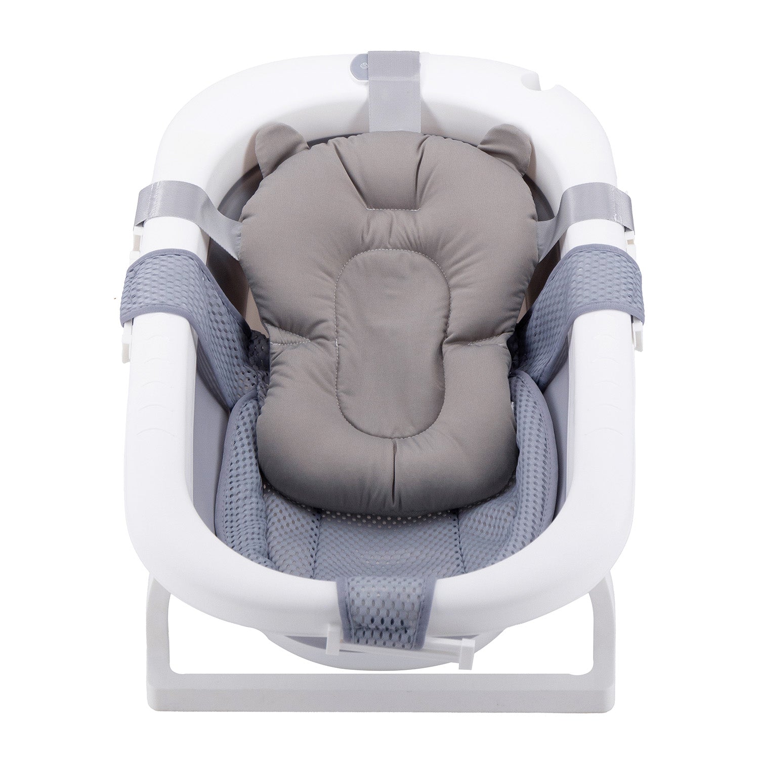 Bañera Plegable Bebe con Cojin Almohada y reductor Gris