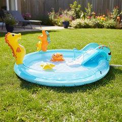 Piscina Inflable Infantil con Diseño de Animales del Mar