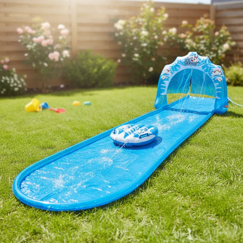 Deslizador Acuático Infantil Waterslide Ice Azul