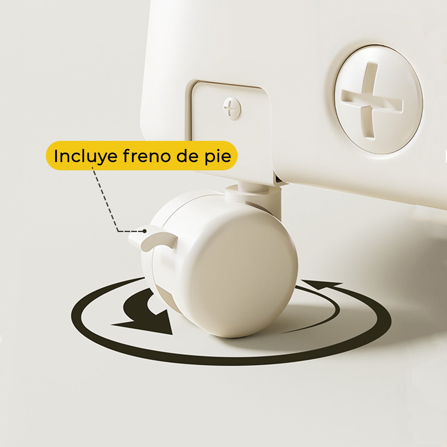 Silla de Comer para Bebés TidyFeed Blanco Gris