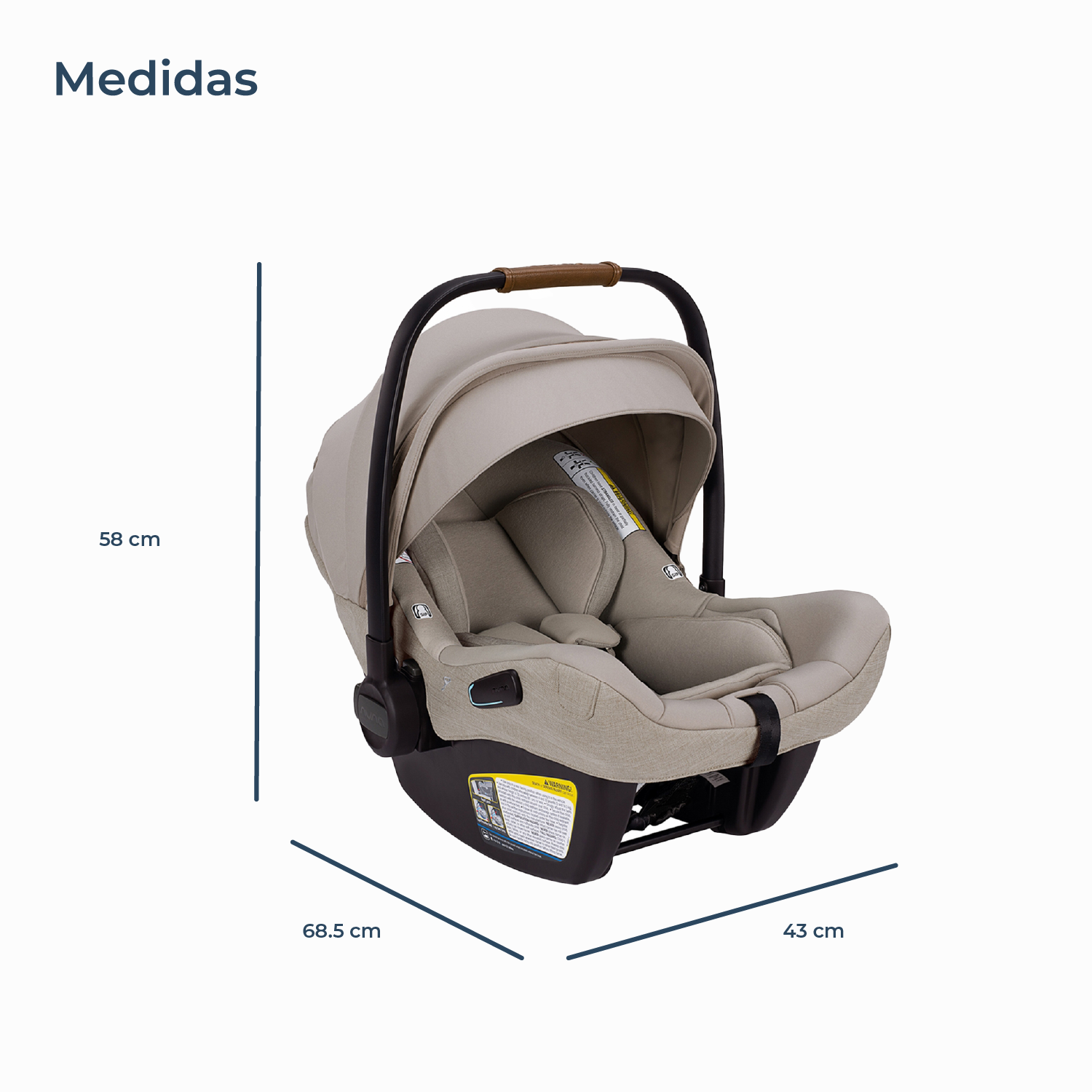 Silla de Auto Pipa Lite Rx Hazelwood Nuna