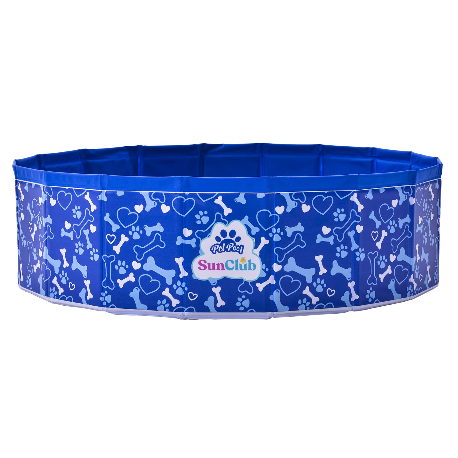 Piscina Bañera Plegable para Mascotas Azul