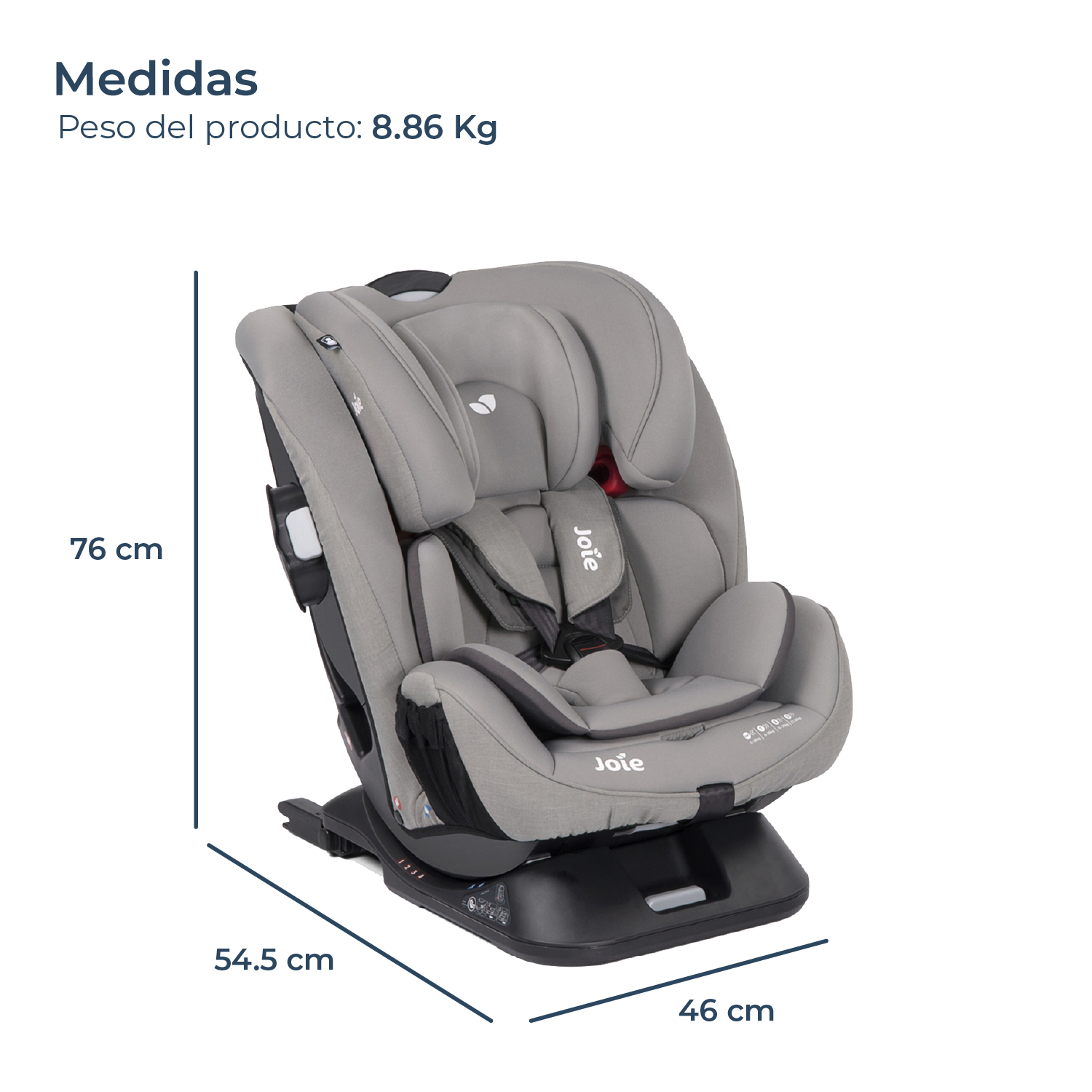 Silla de Auto Convertible Every Stage FX Gray Flannel