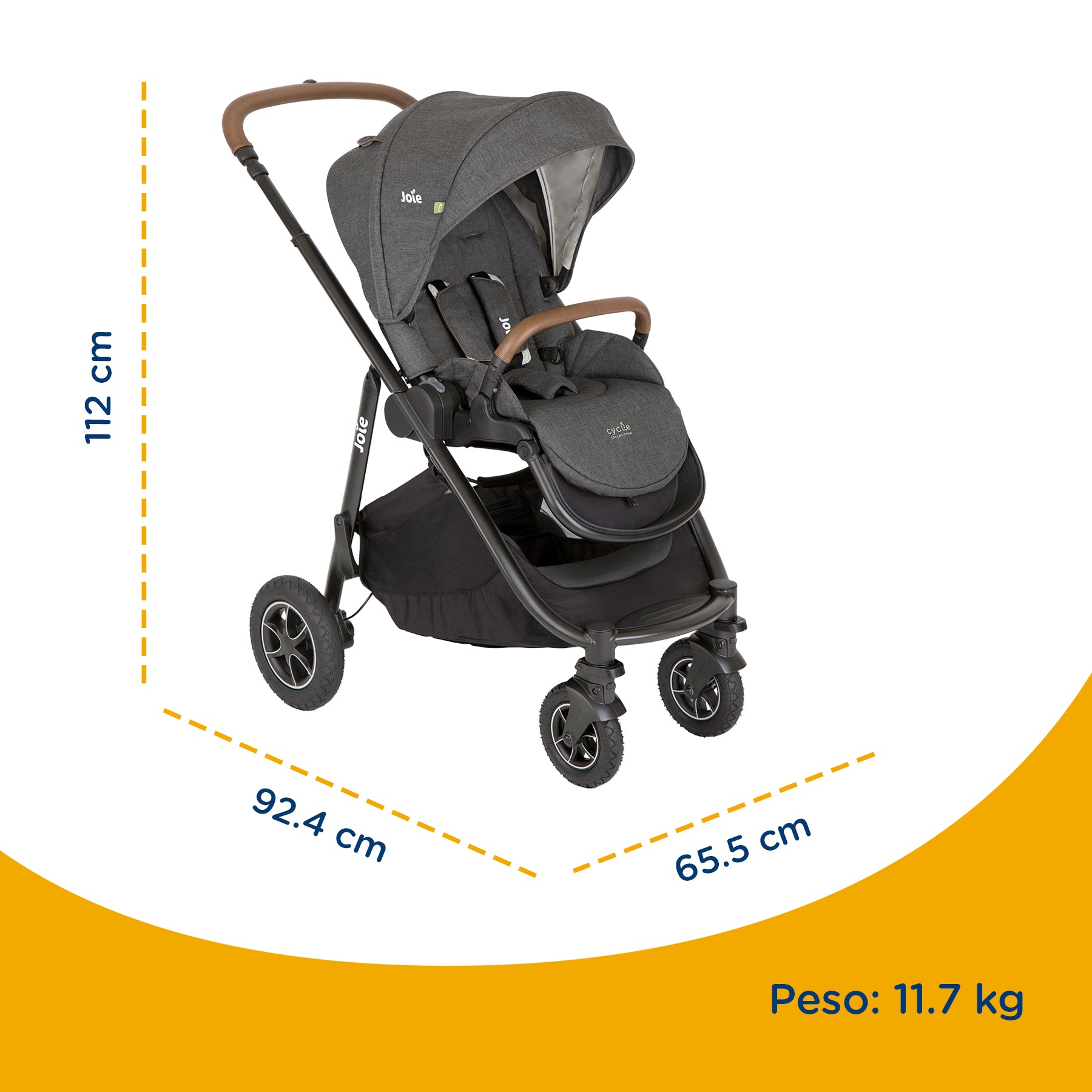 Coche Travel System Versatrax Trio Shale Joie