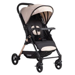 Coche de Paseo City Reversible con Bandeja Beige