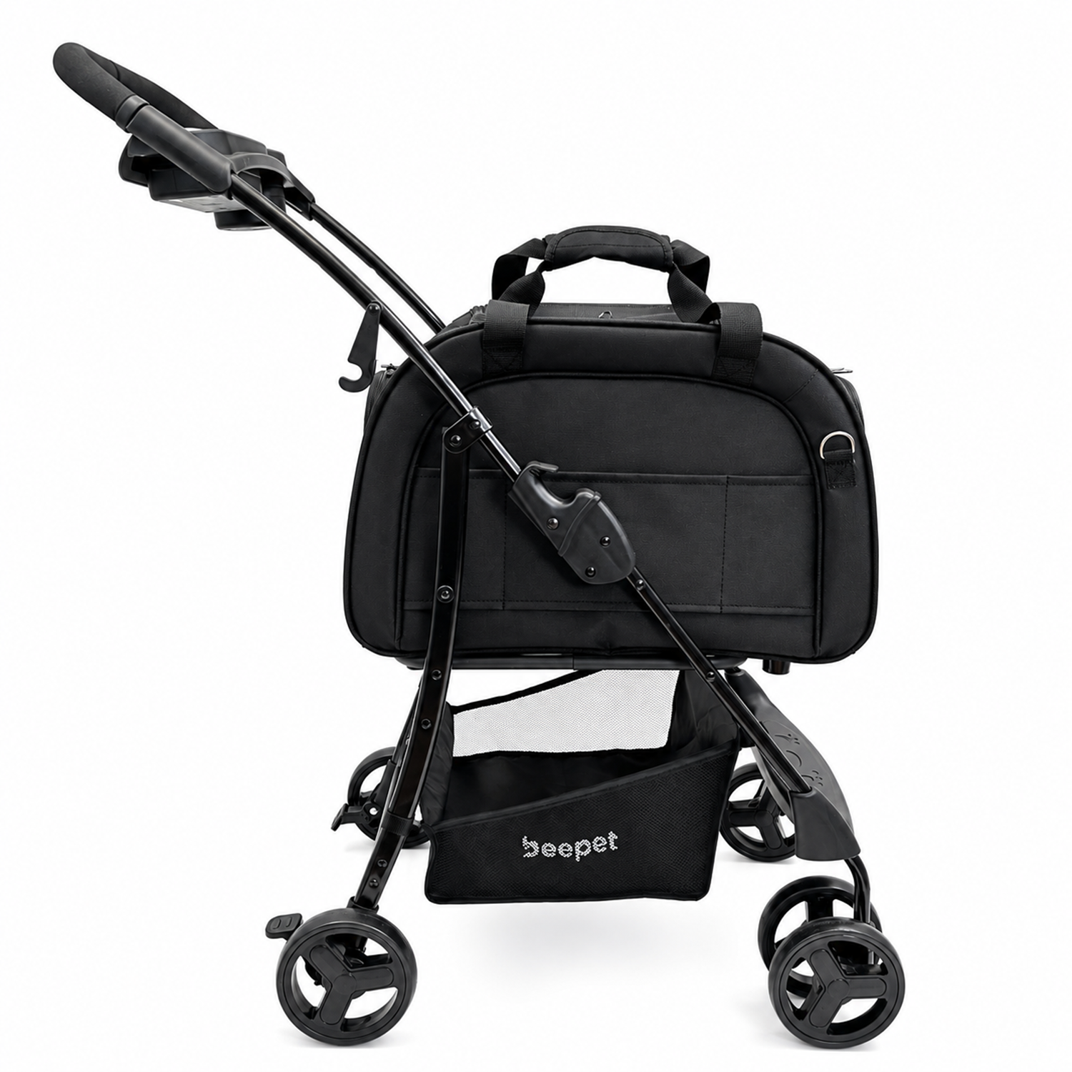 Coche Paseo Mascota Triptail Iso Base Negro BeePet