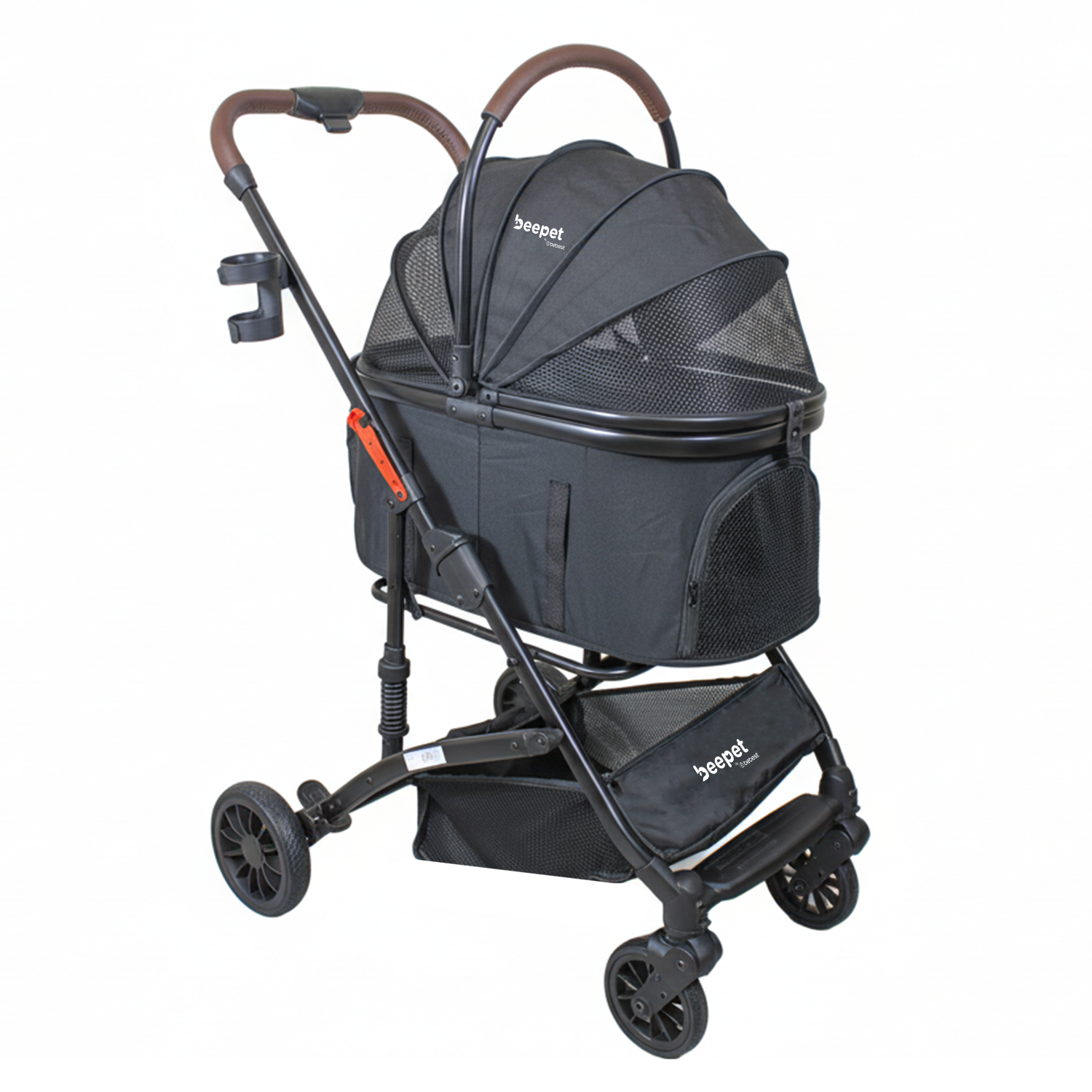 Coche para Mascotas Premium Maine Negro