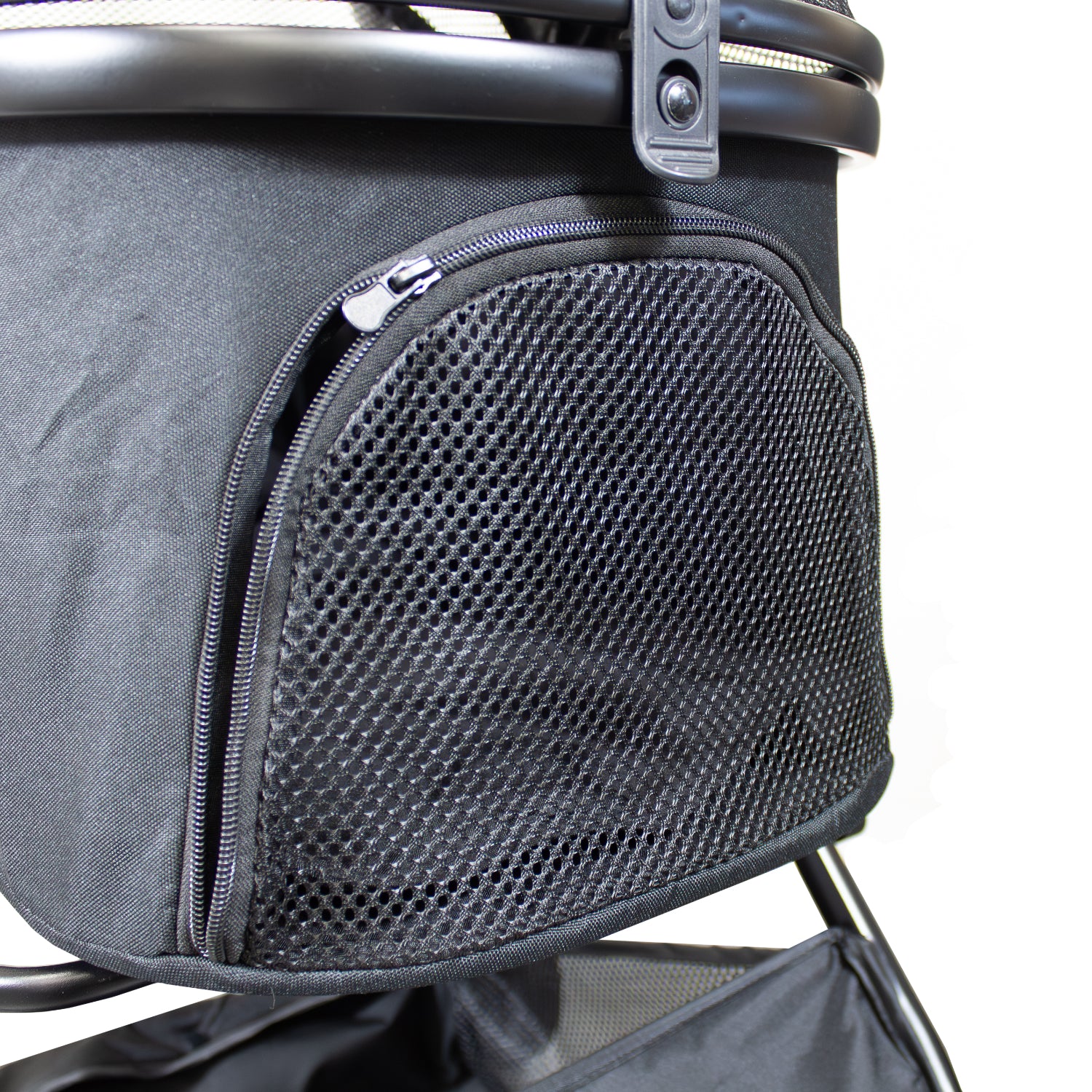 Coche para Mascotas Premium Maine Negro