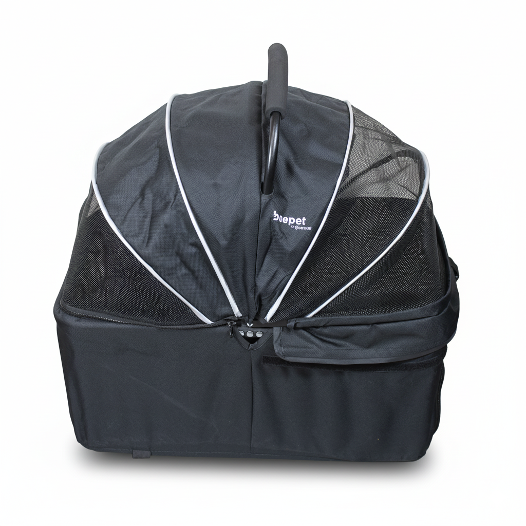 Coche para Mascotas Transportable  2 en 1 FlexiPet Gold Gris