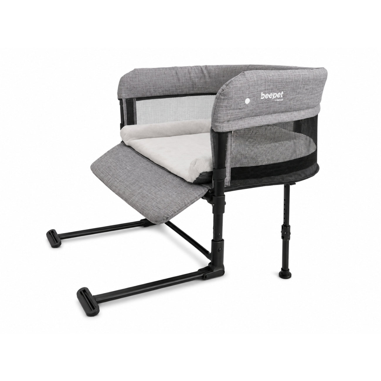 Cama Colecho para Mascotas Happy Gris Ergonómico BeePet