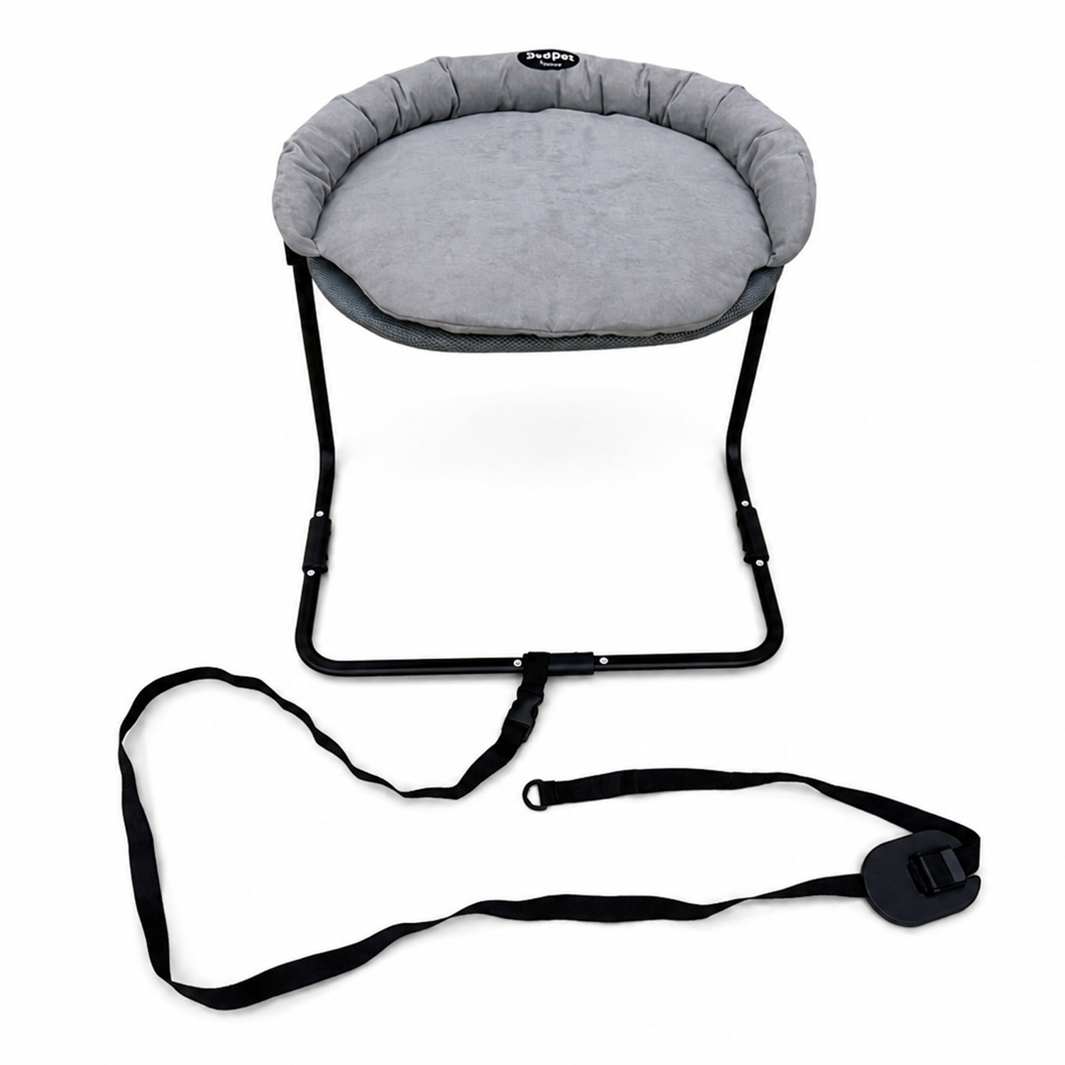 Cama Colecho para Mascotas Oval Relax Gris BeePet