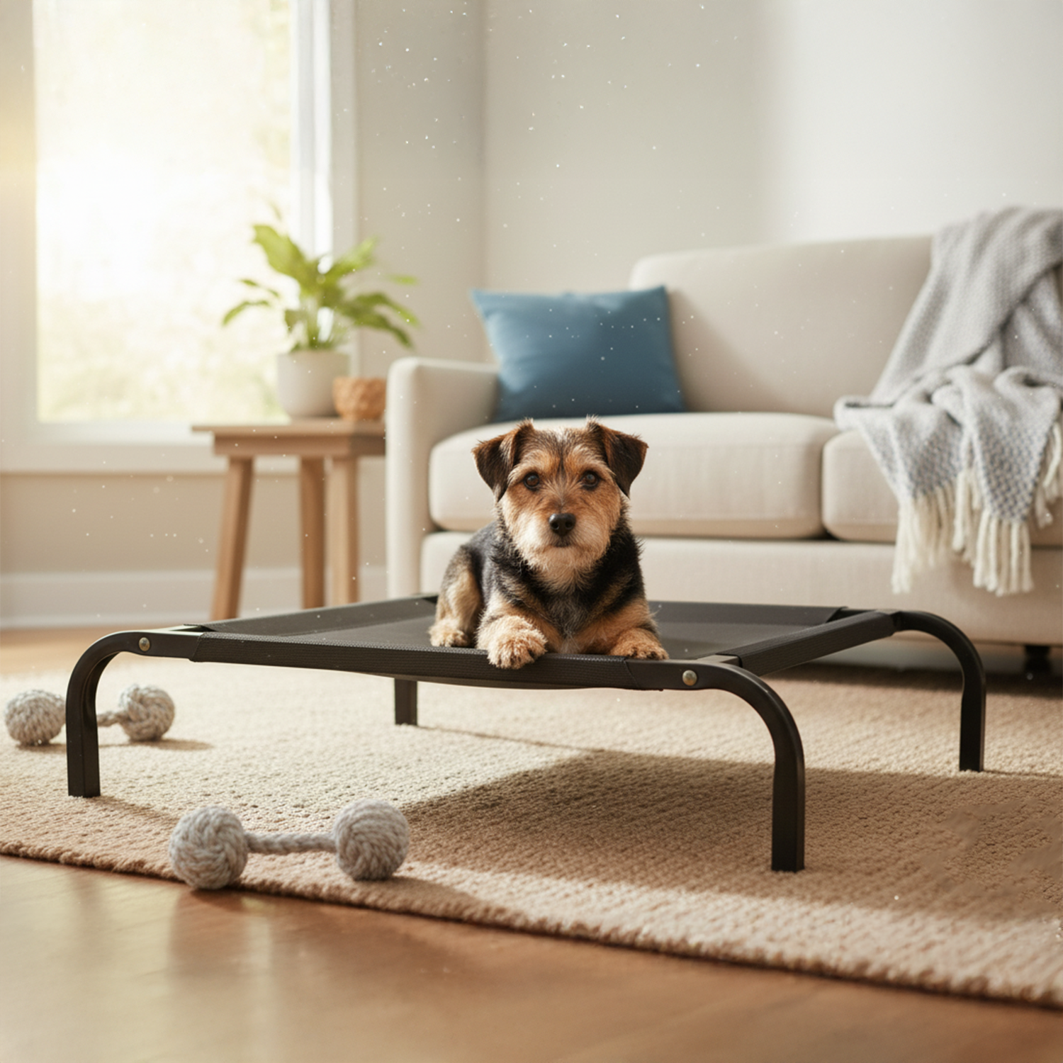 Cama Mascota Catrex M Estructura de Acero Malla Transpirable