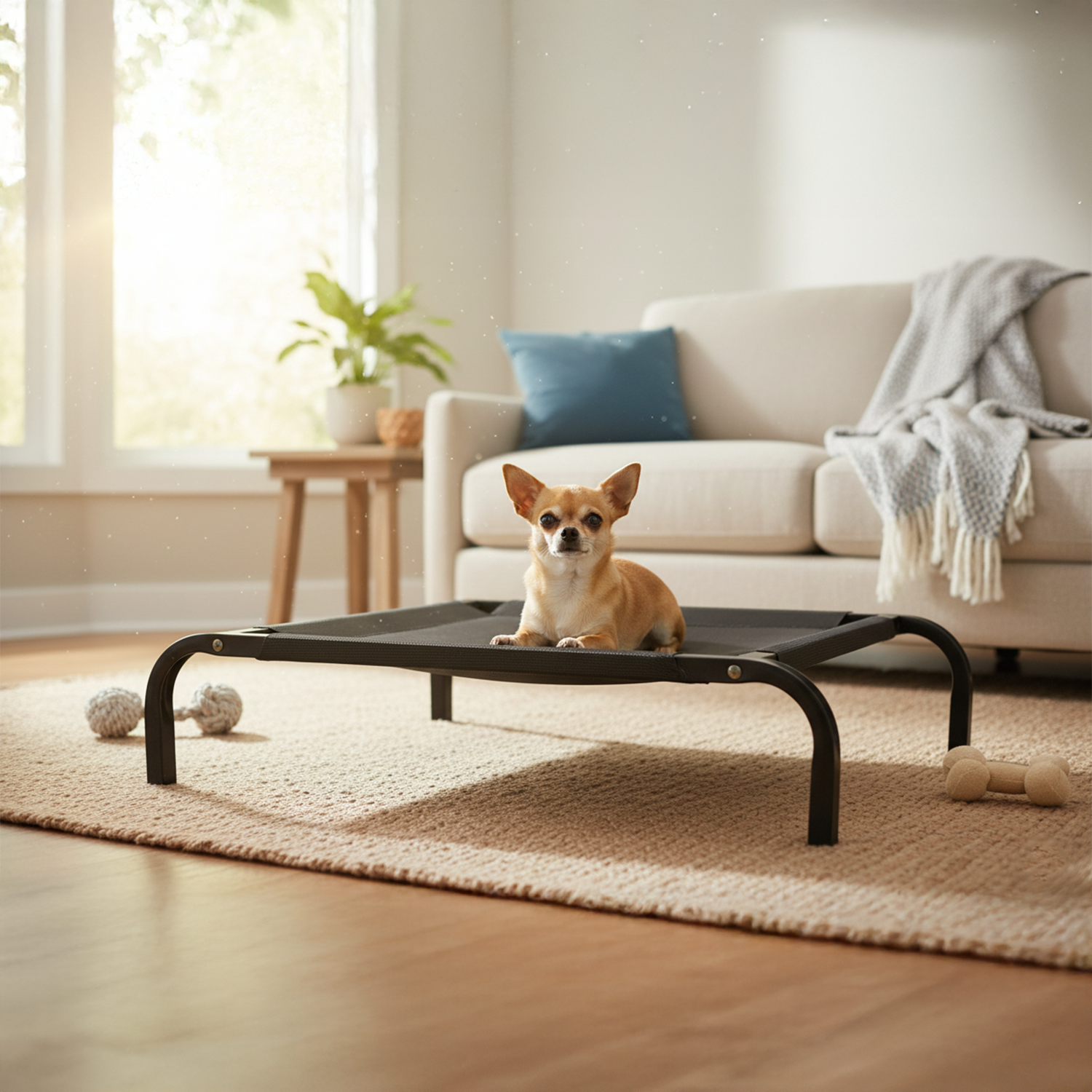 Cama Mascota Catrex S Estructura de Acero Malla Transpirable