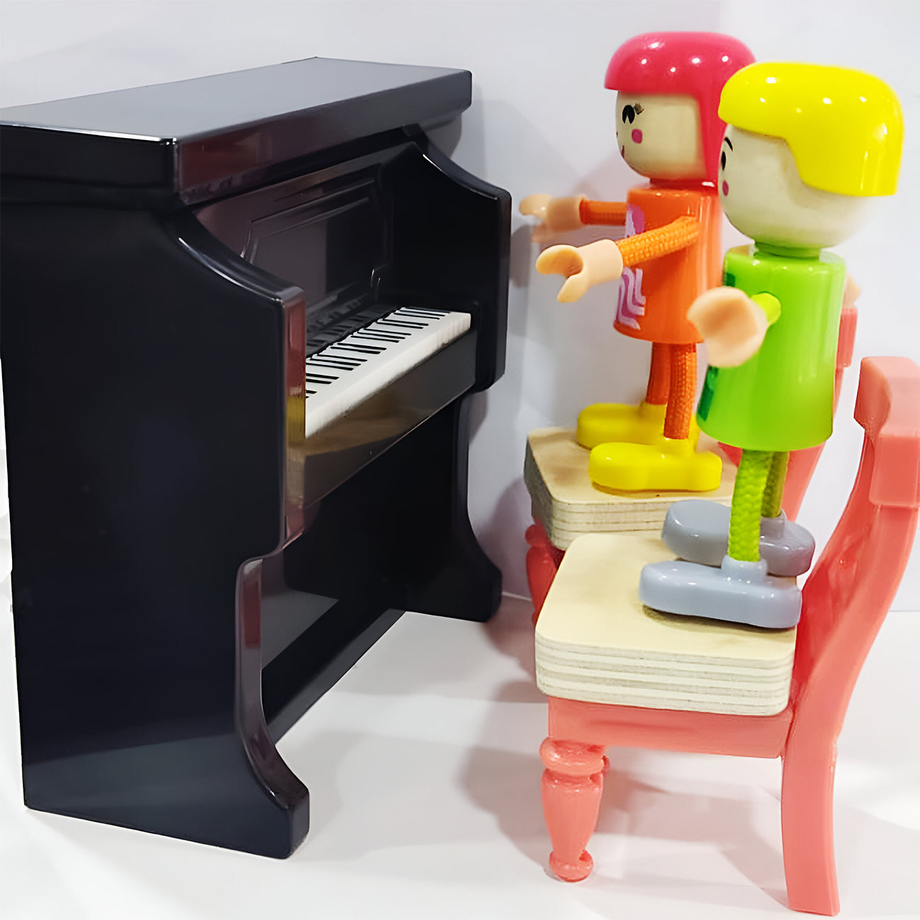 Casa de Muñecas + Muebles Madera Montessori  Bella