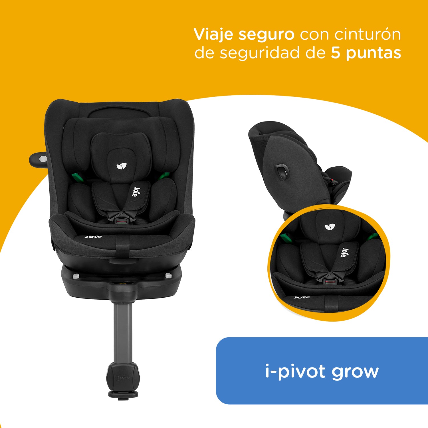 Silla de Auto 360° i-Pivot Grow Shale Joie