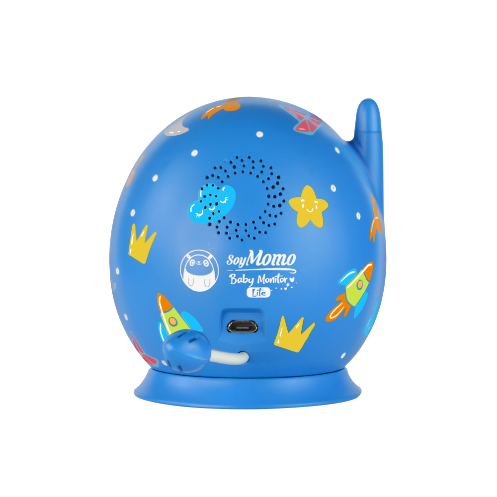 Monitor Soymomo Lite Pantalla 4.3 Visión Nocturna Colores Azul