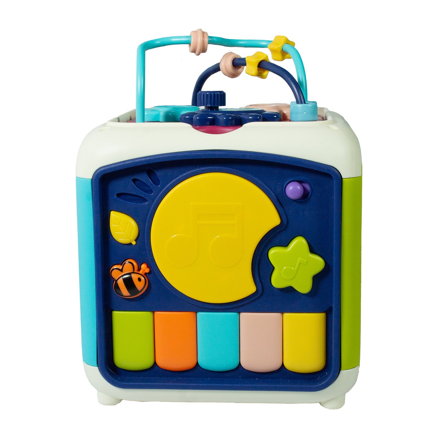 Juguete Decaedro Cubo Interactivo Montessori Aprendizaje Bebe