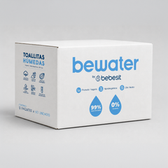 Wipes Toallitas Húmedas Be Water Bebesit Caja 12 paquetes 720 unidades
