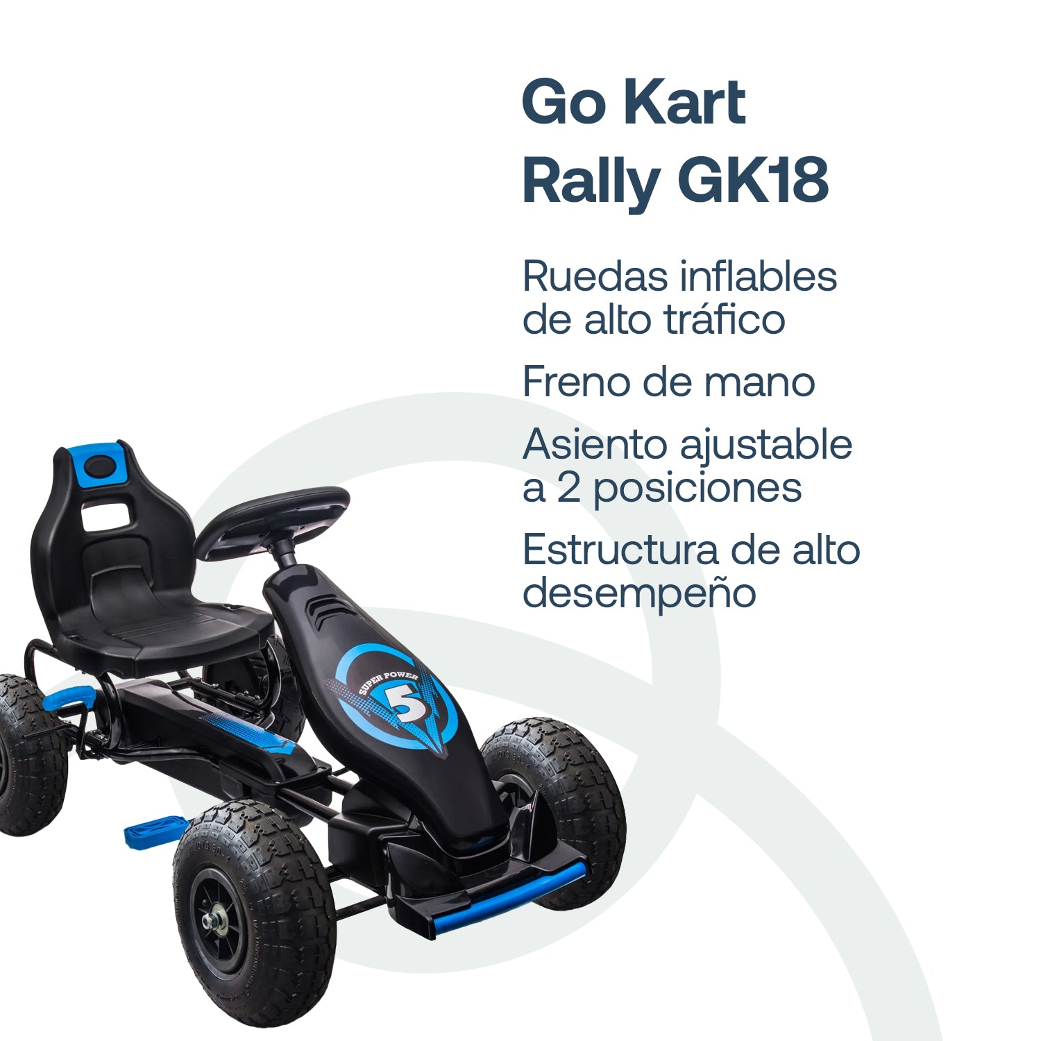 Go Kart Rally GK18 Azul