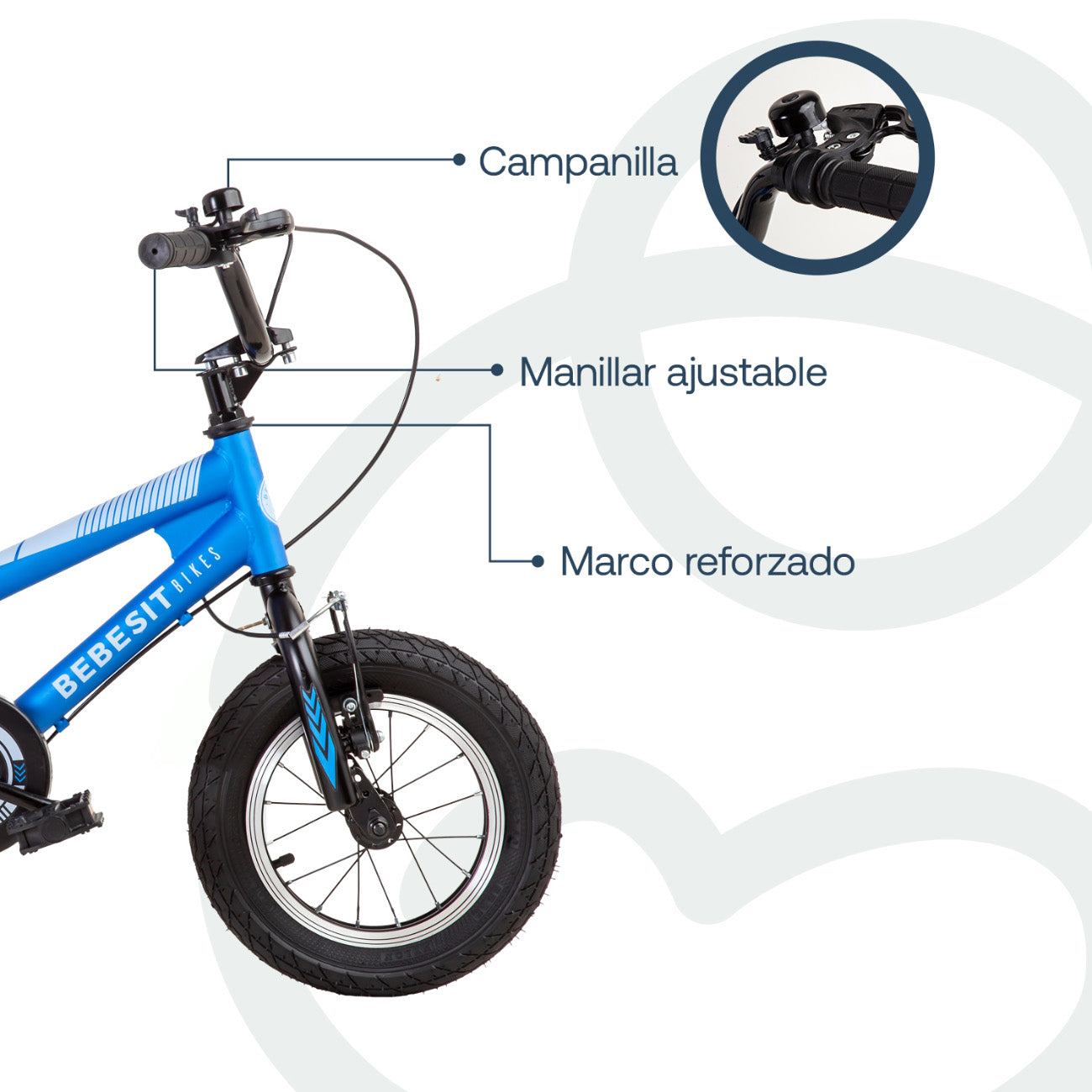 Bicicleta Infantil Canyon Aro 12 Azul
