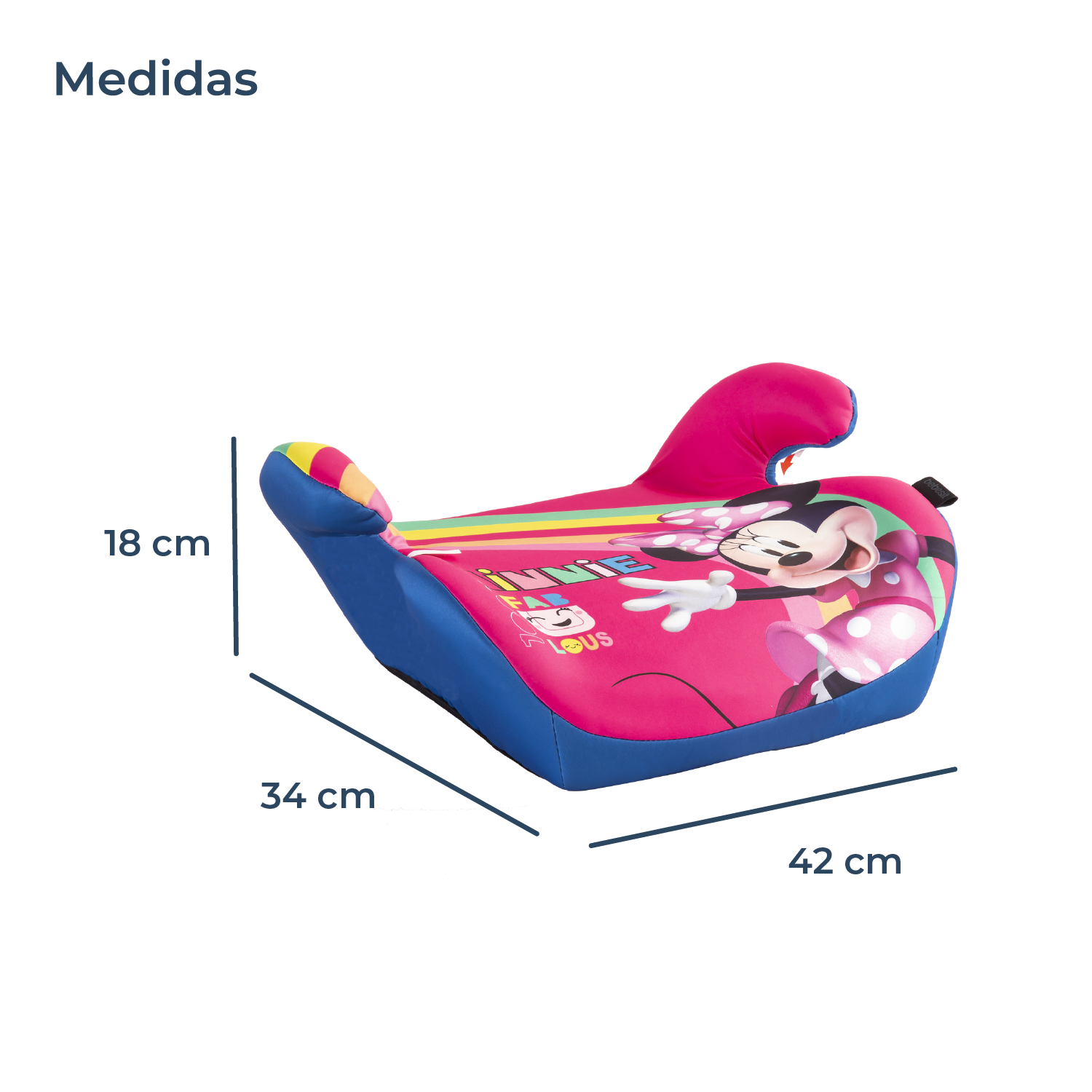 Alzador para Auto Minnie Disney