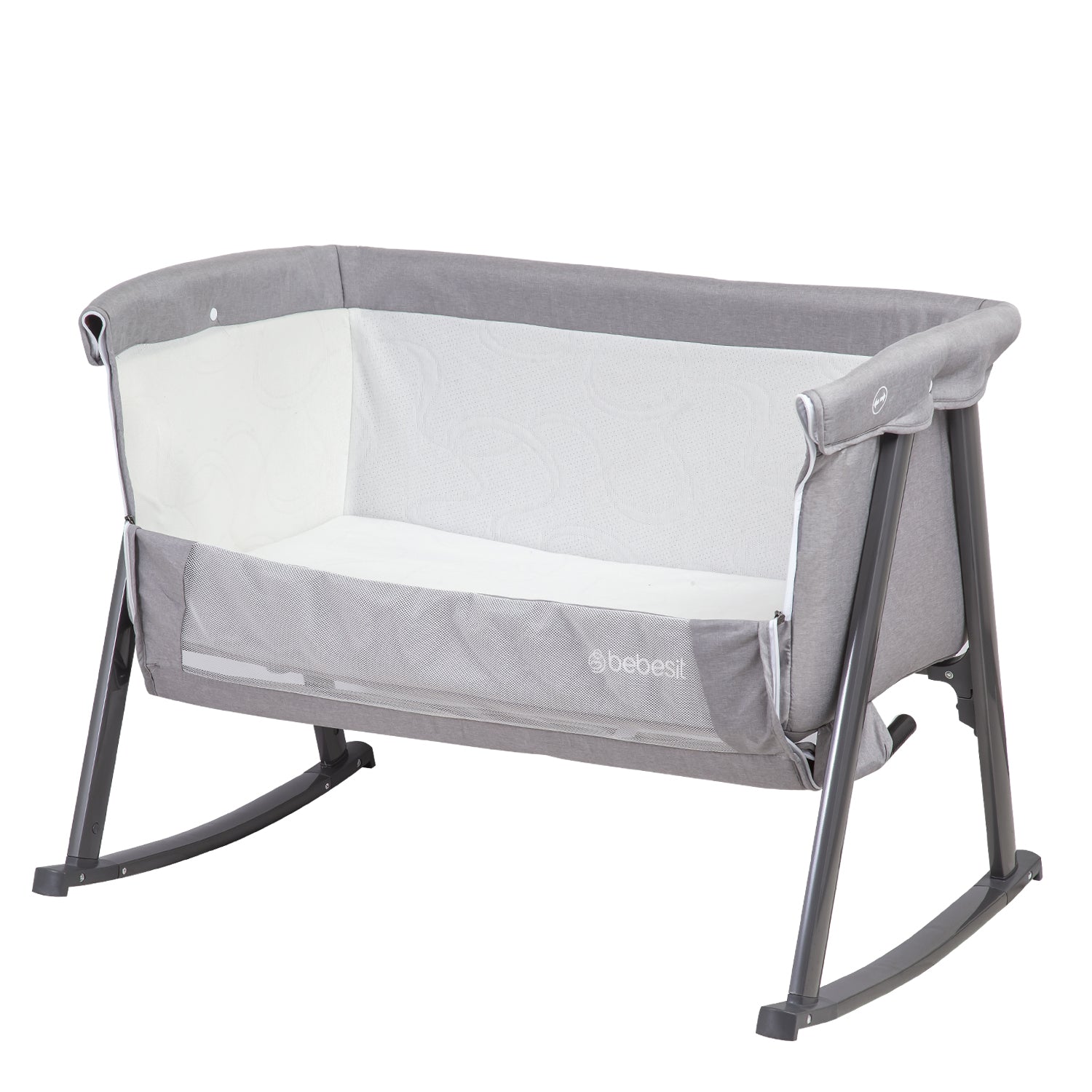 Cuna Moisés Balancín con Mosquitero Gris Bebesit