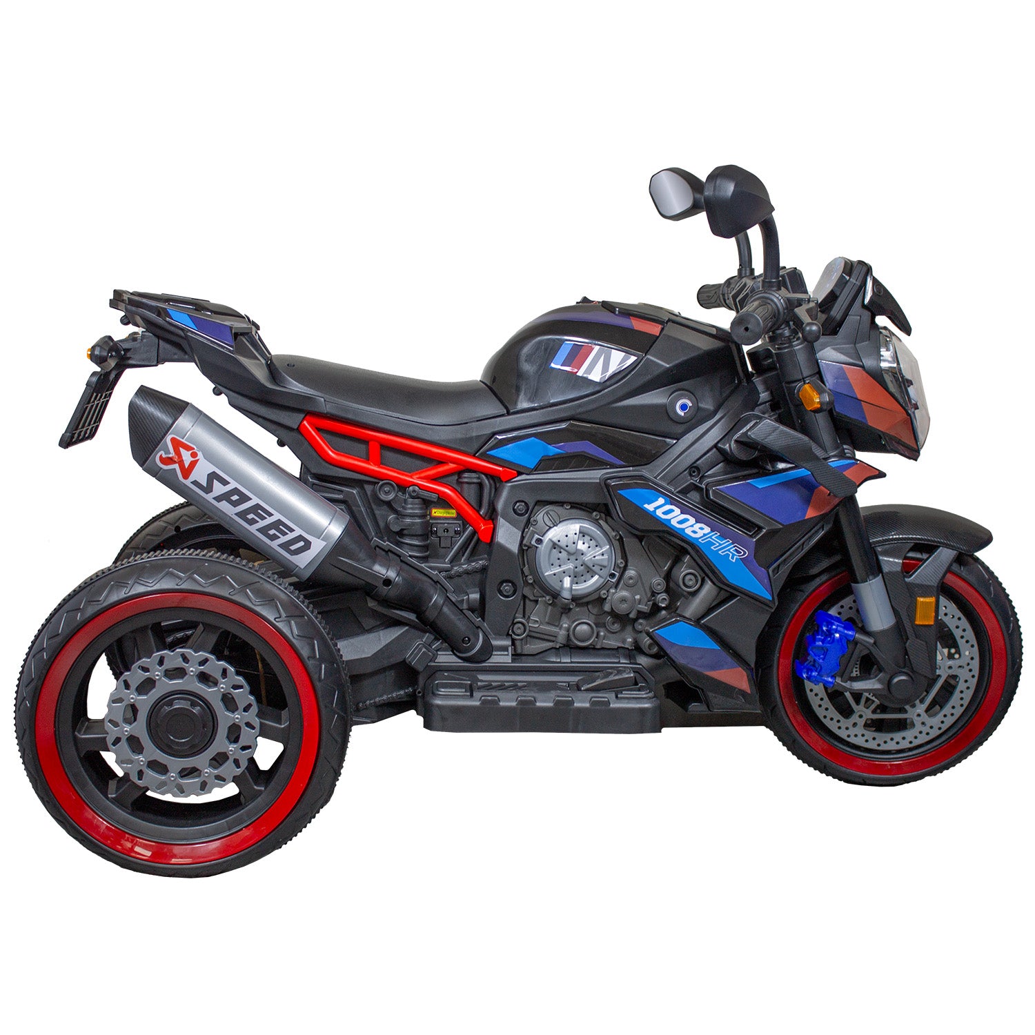 Trimoto V9 Supersport Niños Infantil 12V a Batería Rojo