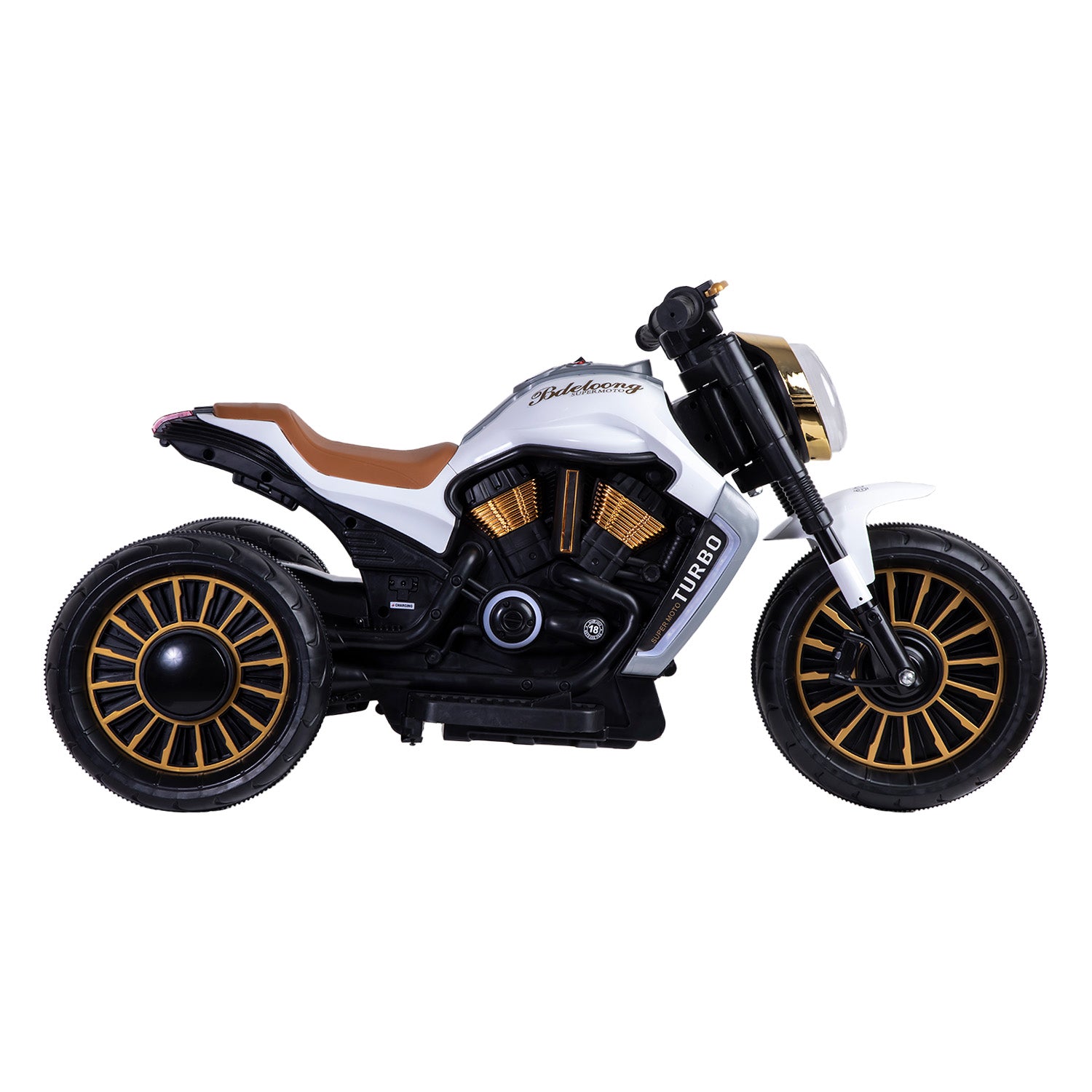 Moto 3 Ruedas a Batería Eléctrica SX Blanca