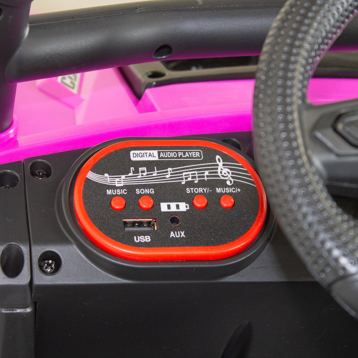 Auto Eléctrico Buggy Adventurer Niñas Infantil Rosado
