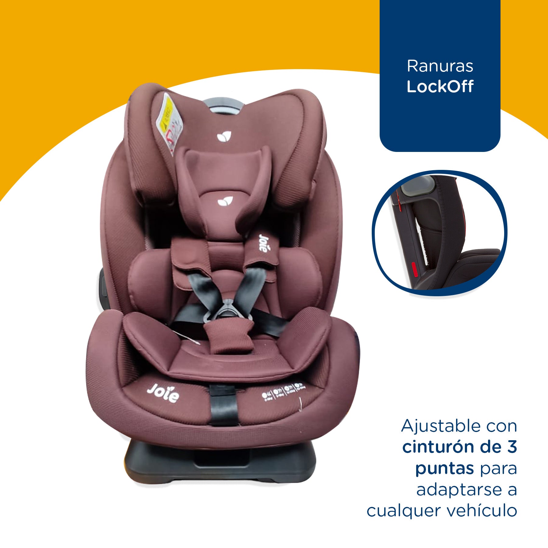 Silla de Auto Convertible Every Stage Brown Joie