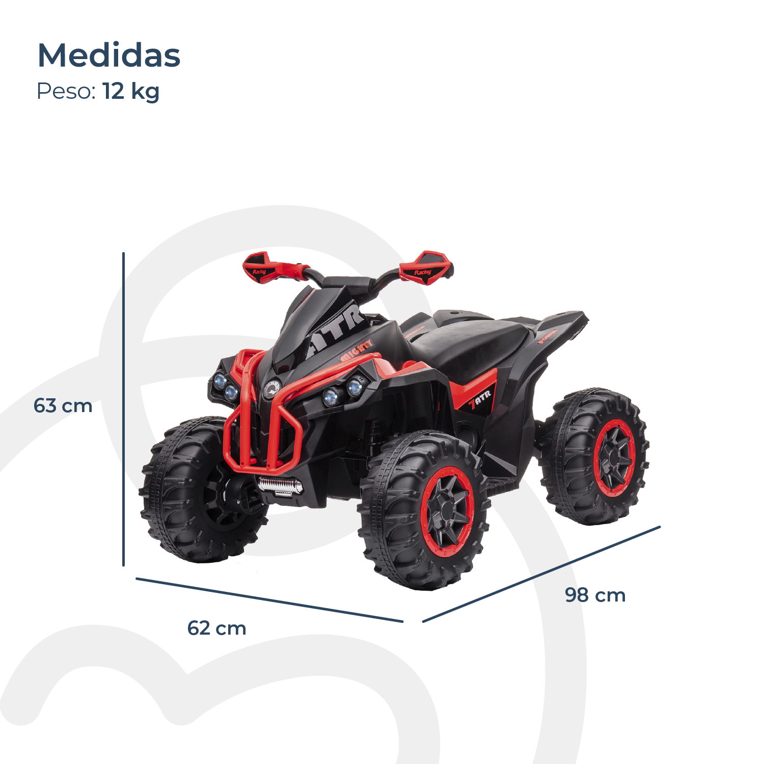 Cuatrimoto Sport Road Roja